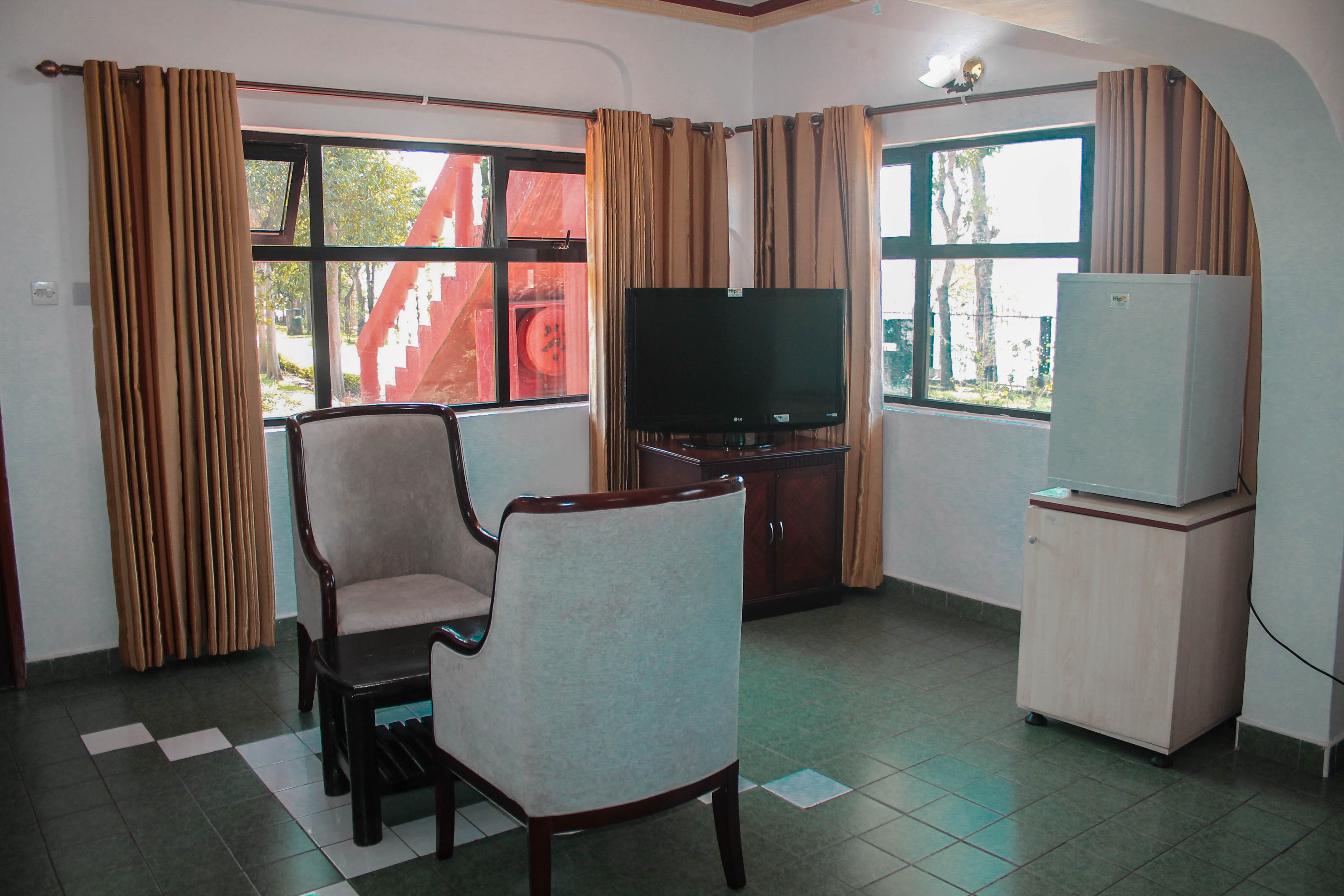 view of the river from the bedroom