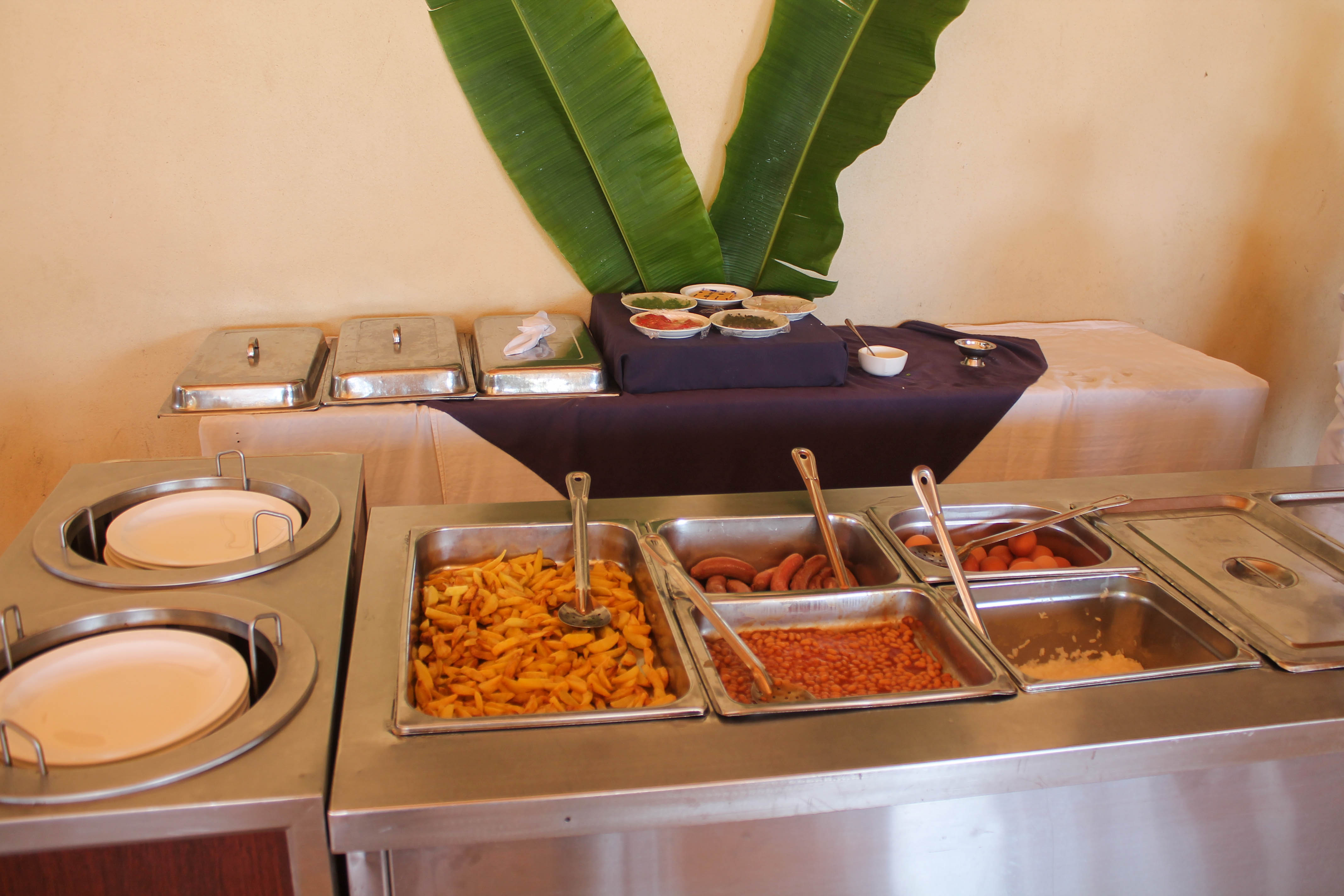 /view of buffet table