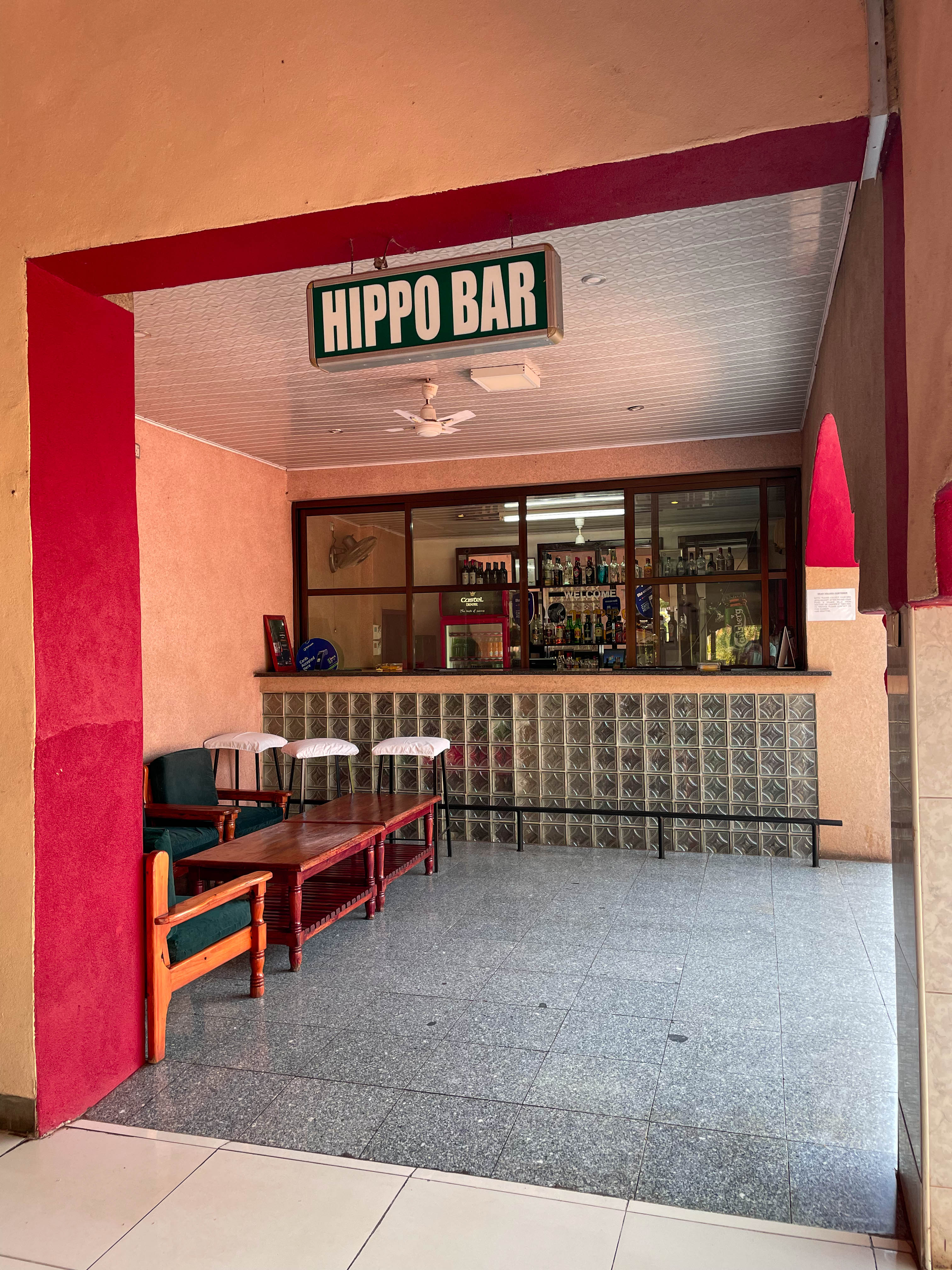 view of bar from right side